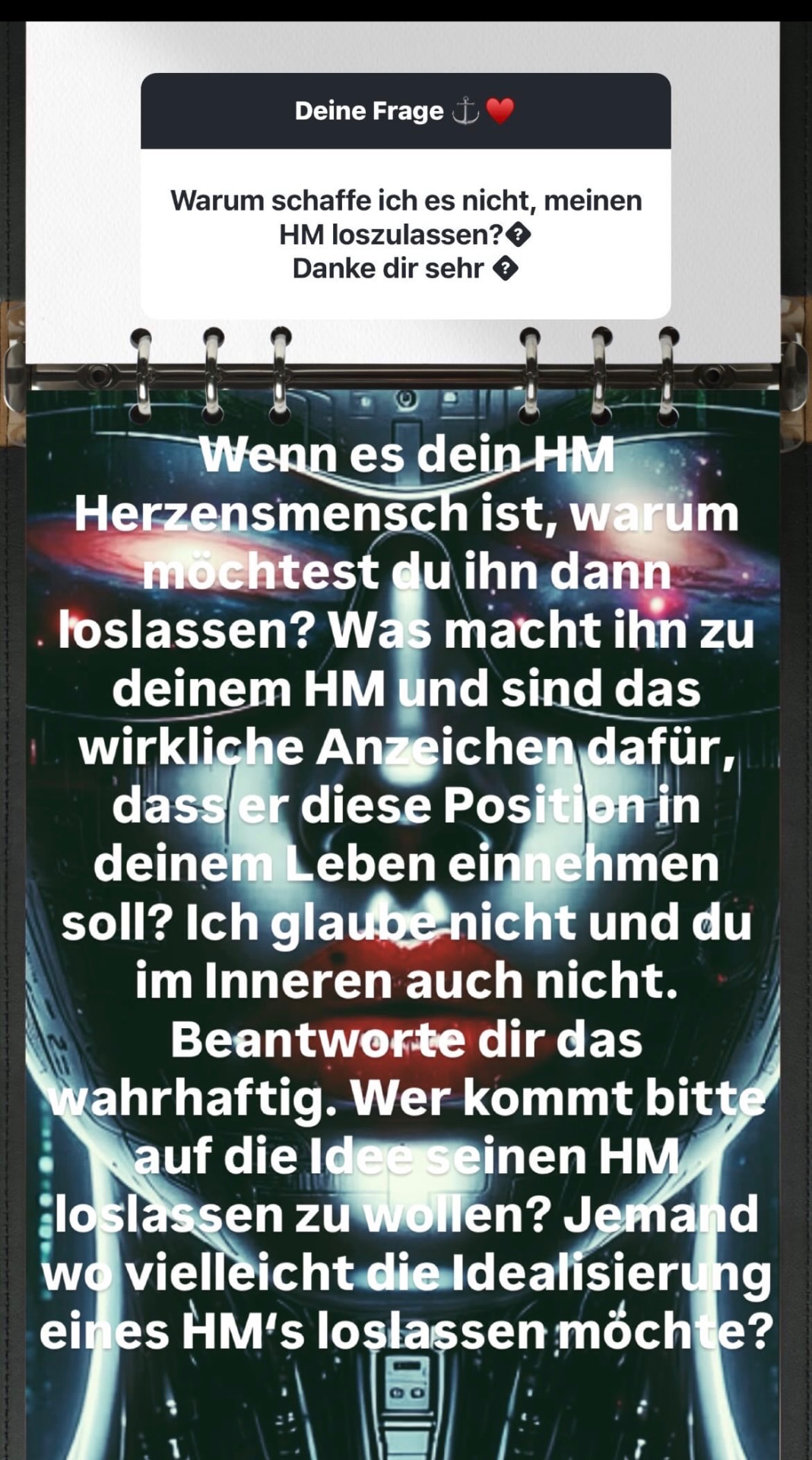 Aus der aktuellen September Fragerunde: Warum schaffe ich es nicht, meinen HM loszulassen?